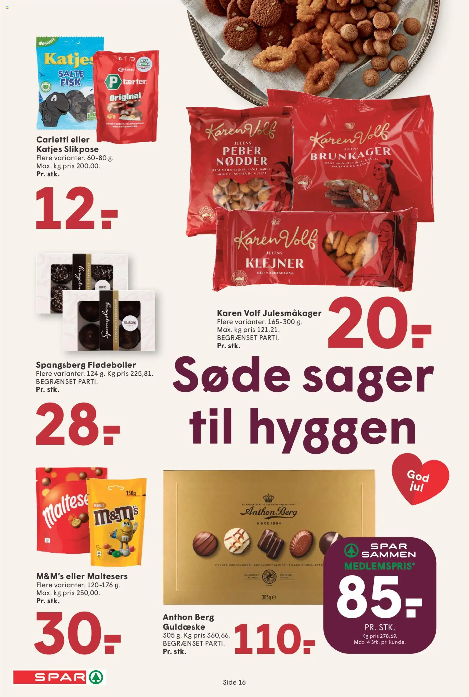 Spar tilbudsavis – gyldig fra 21.11.2025 | Side: 17 | Produkter: Fisk, Flødeboller, Peber, Nougat