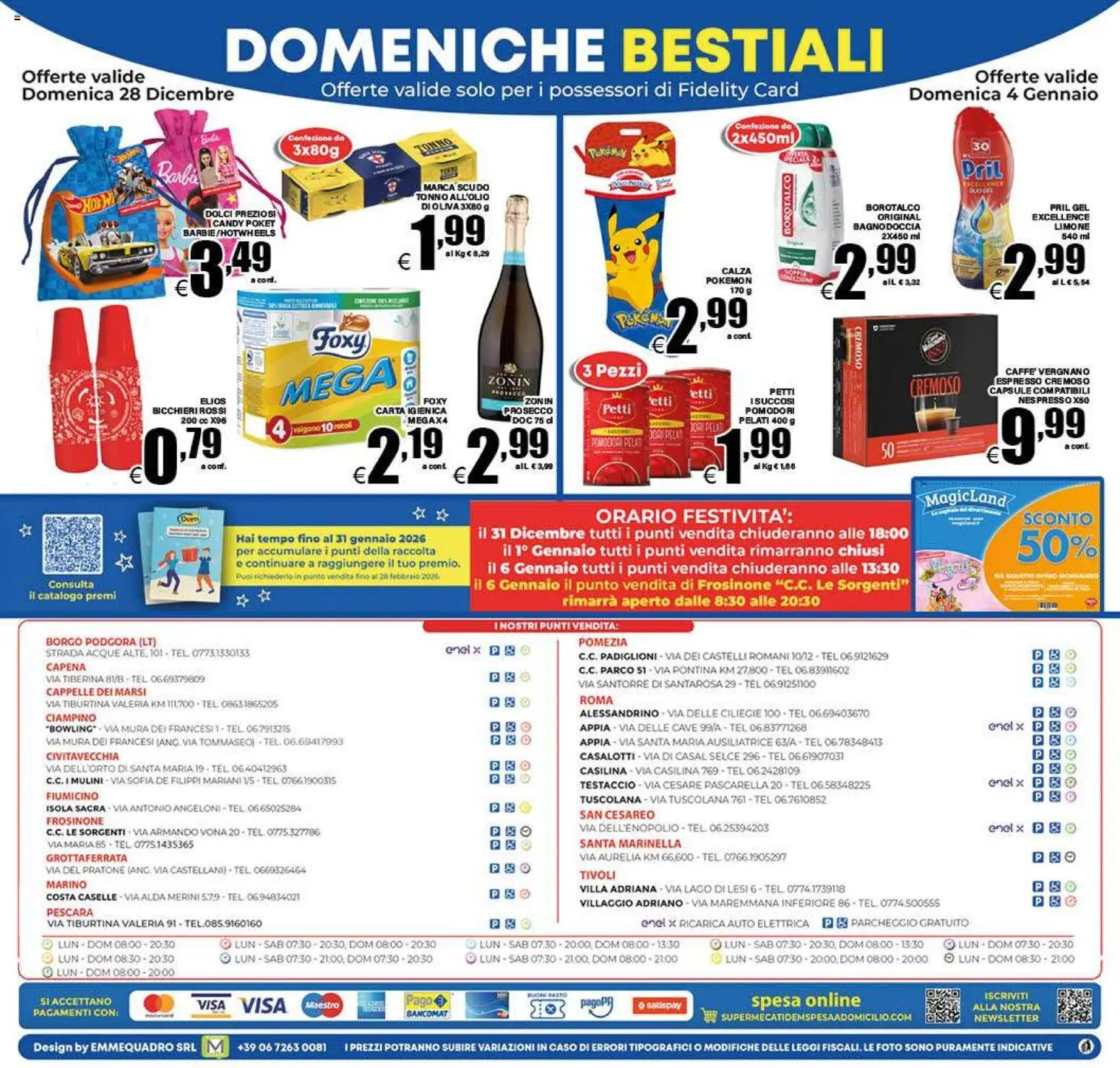 Volantino DEM del 27.12.2025 | Pagina: 20 | Prodotti: Prosecco, Limone, Pomodori, Tonno