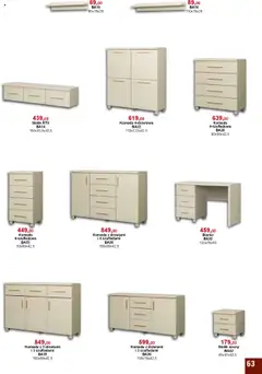 Bodzio Katalog od 01.04.2025 | Strona: 63 | Produkty: Komoda, Stolik nocny, Biurko