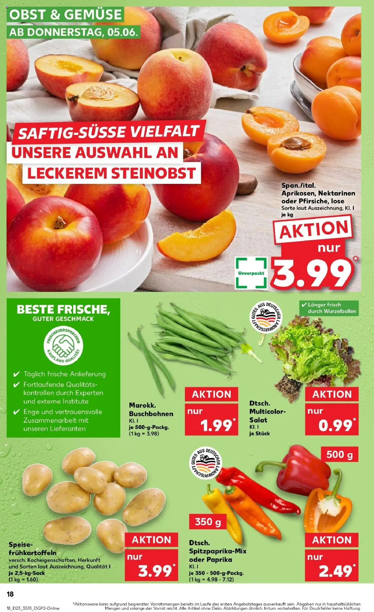 Kaufland prospekt Pasewalk	 - gültig ab dem 09.06.2025 | Seite: 35 | Produkte: Gemüse, Paprika, Obst, Salat