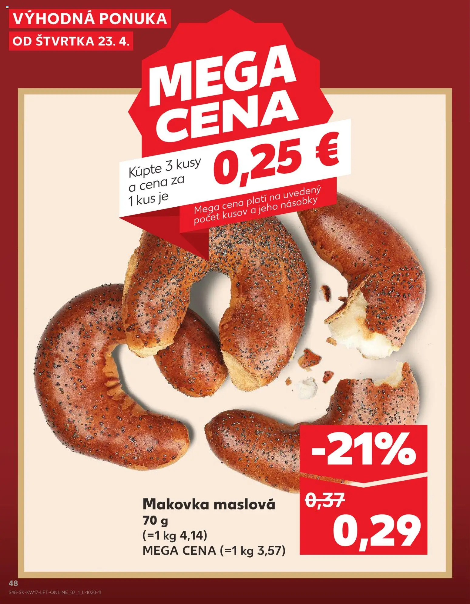 Kaufland SK akciós ujság - amely érvényes a következő dátumtól: 23.04.2026 | Oldal: 48