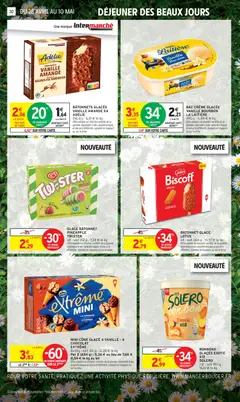 Intermarché - Prévisualisation de BONBONS GLACÉS EXOTIC X12 SOLERO, x12 - soit 180 g-, 16,61 € le kg valide à partir de 28.04.2026 | Page: 22