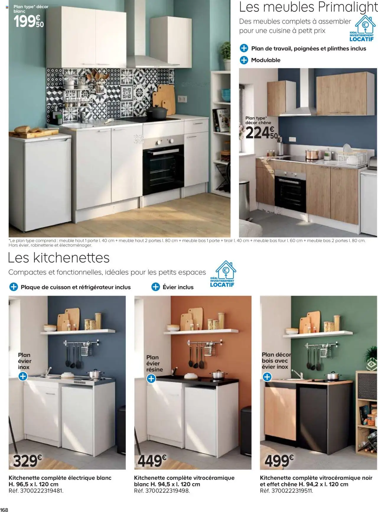 {H1} | Page: 168 | Produits: Meuble, Plaque de cuisson, Porte, Poignées