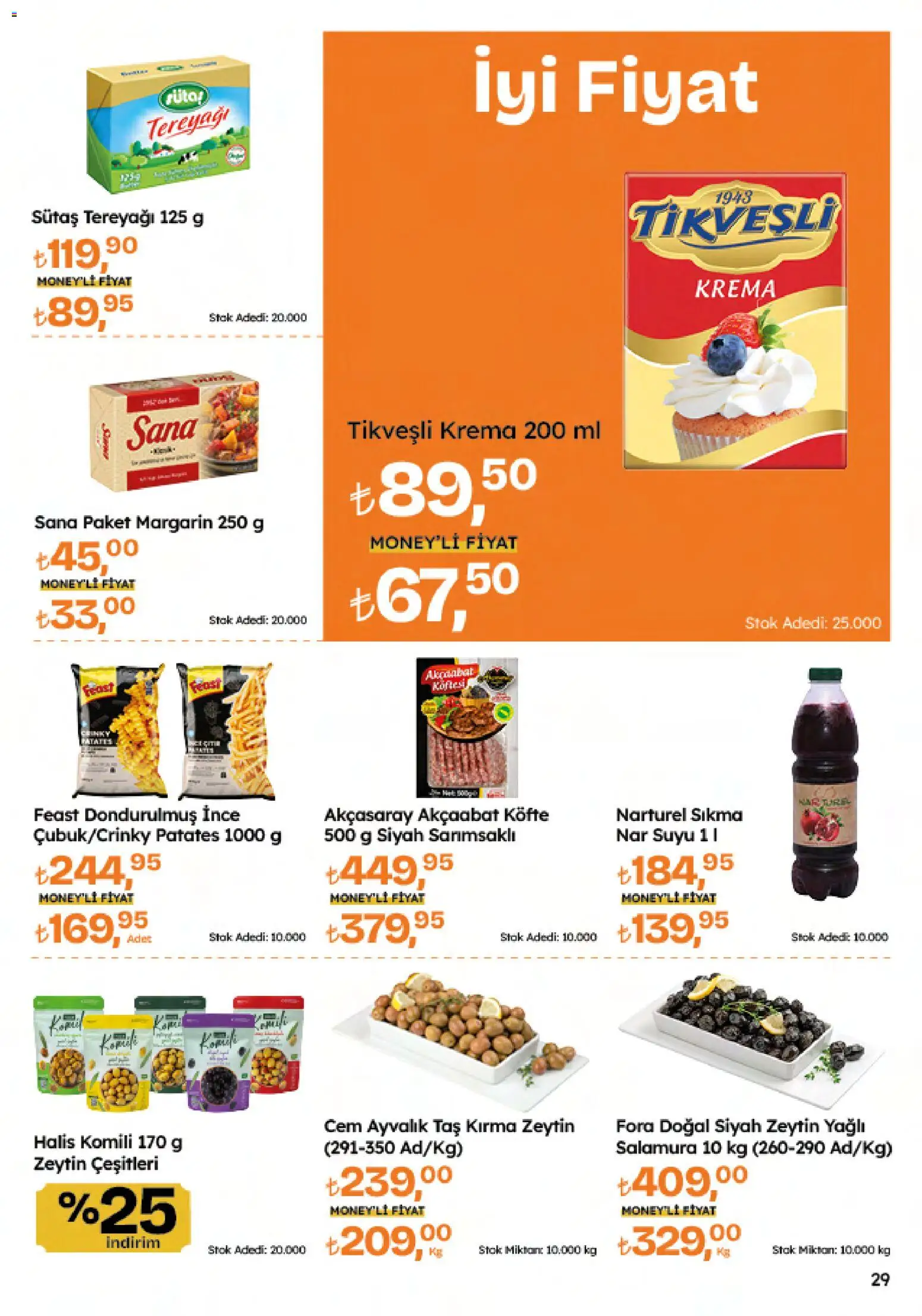 Migros Katalog - 5M Migroskop Dijital - 26.03.2026 tarihinden itibaren geçerlidir | Sayfa: 29 | Ürünler: Tereyağı, Krema, Zeytin, Nar