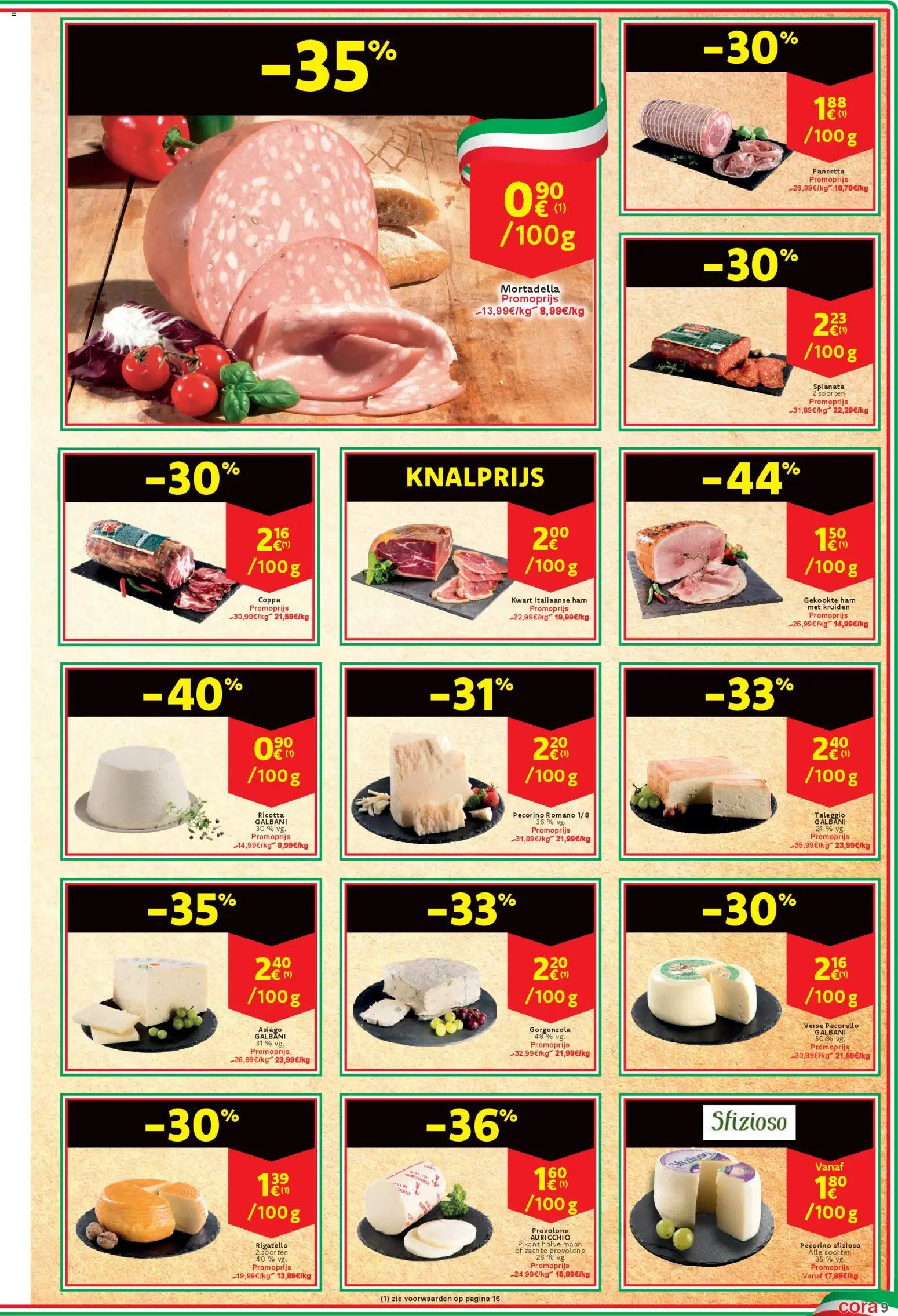 {H1} | Pagina: 9 | Producten: Ham, Ricotta, Olasz felvágott