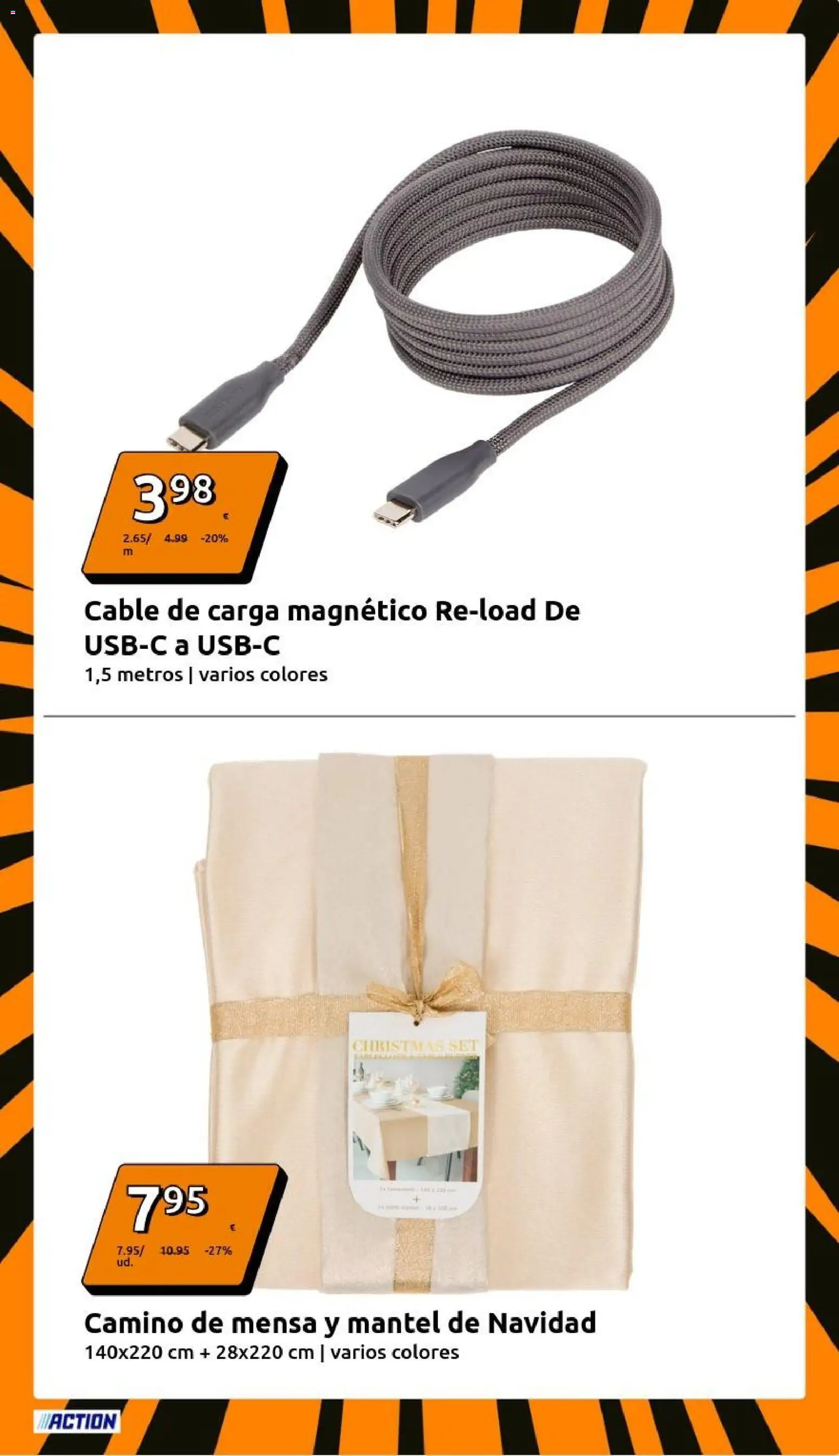 Action folleto │ válido desde el 26.11.2025 | Página: 7 | Productos: Mantel, Cable