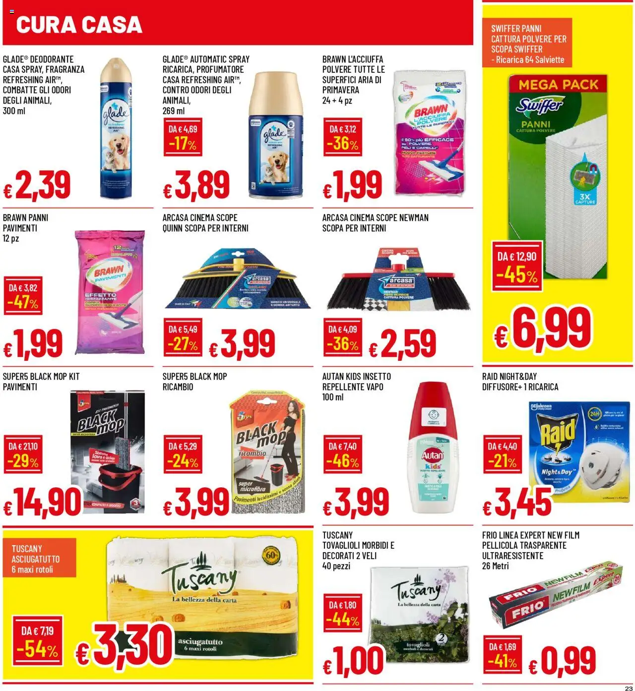 Volantino Galassia del 12.06.2025 | Pagina: 23 | Prodotti: Deodorante, Asciugatutto, Profumo, Fragranza