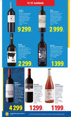 Sauska Cuvée 7*, Karakteres illatában meggy, szilva és finom pörkölési aromák jelennek meg. Ízében kifinomult, bogyós gyümölcsökkel, étcsokis jegyekkel és bársonyos szerkezettel. - amely érvényes a következő dátumtól: 13.11.2025 | Oldal: 50