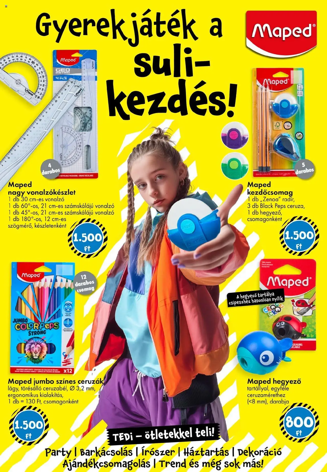 TEDi akciós ujság - amely érvényes a következő dátumtól: 22.08.2025 | Oldal: 7 | Termékek: Játék, Dekoráció