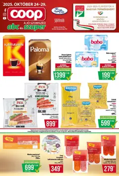 COOP - Abc & Szuper / Tisza - amely érvényes a következő dátumtól: 24.10.2025