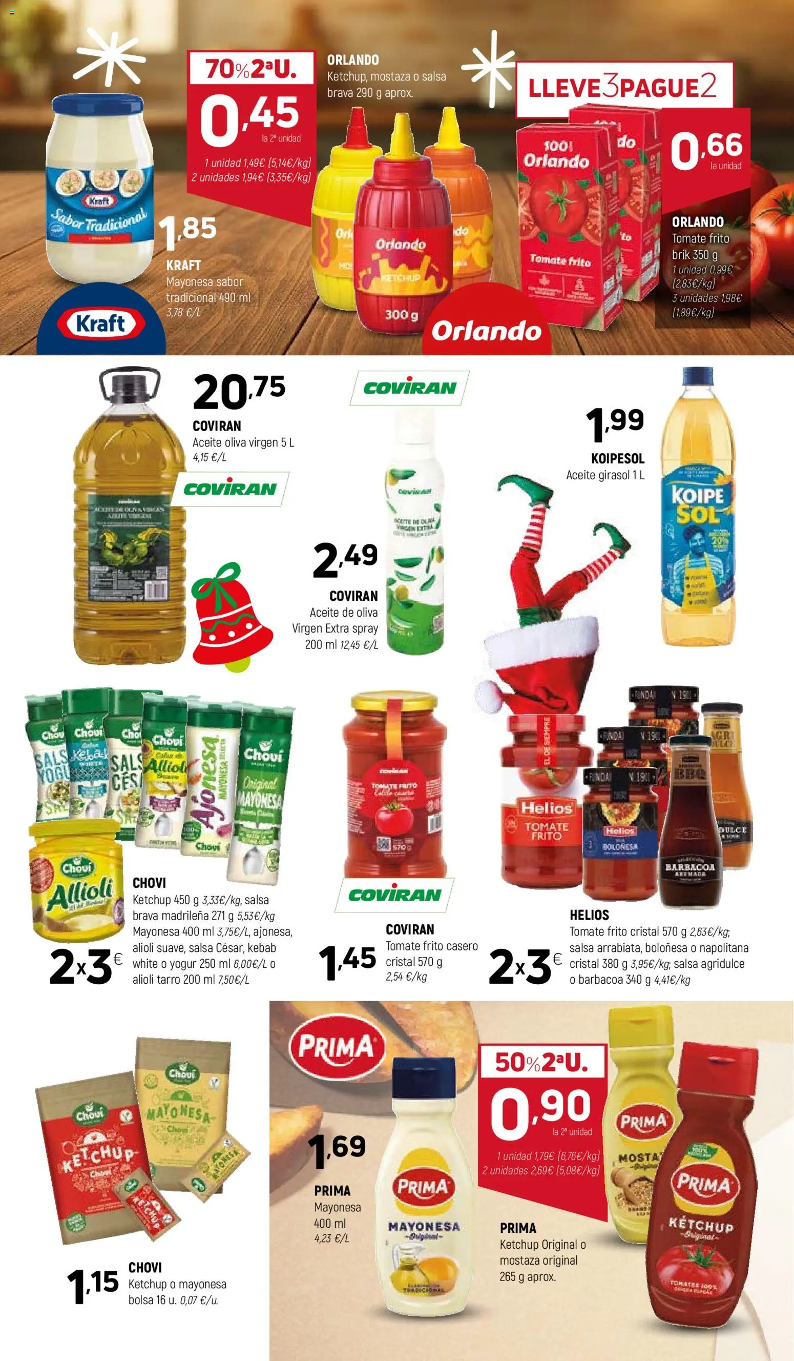 Coviran - Vizcaya │ válido desde el 02.12.2025 | Página: 10 | Productos: Yogur, Aceite de oliva, Οθόνη προβολής, Bolsa