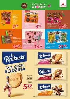 Pogląd oferty "Selgros cash&carry gazetka - Markowe produkty" - ważna od 26.03.2026 | Strona: 23 | Produkty: Malina, Czekolada mleczna, Tiramisu, Ciastka