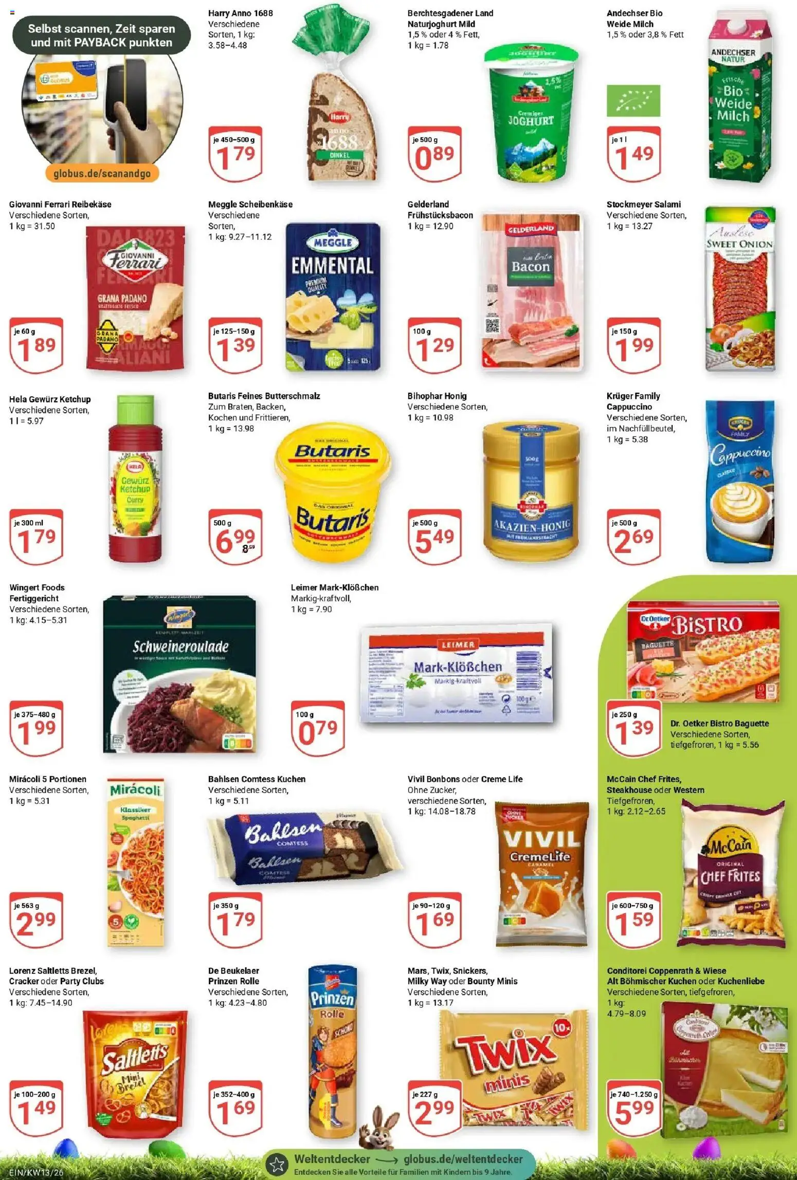 Globus prospekt Homburg-Einöd	 – gültig ab 23.03.2026 | Seite: 5 | Produkte: Butterschmalz, Milch, Baguette, McCain