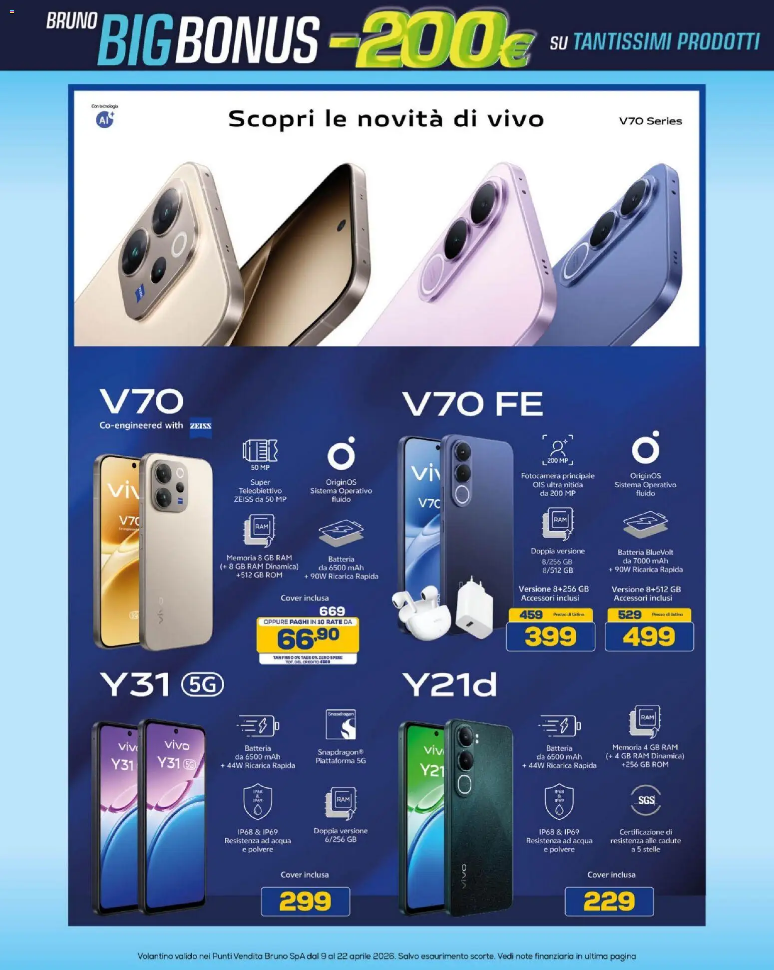 Volantino BRUNO del 09.04.2026 | Pagina: 11 | Prodotti: Acqua, Fotocamera, Batteria