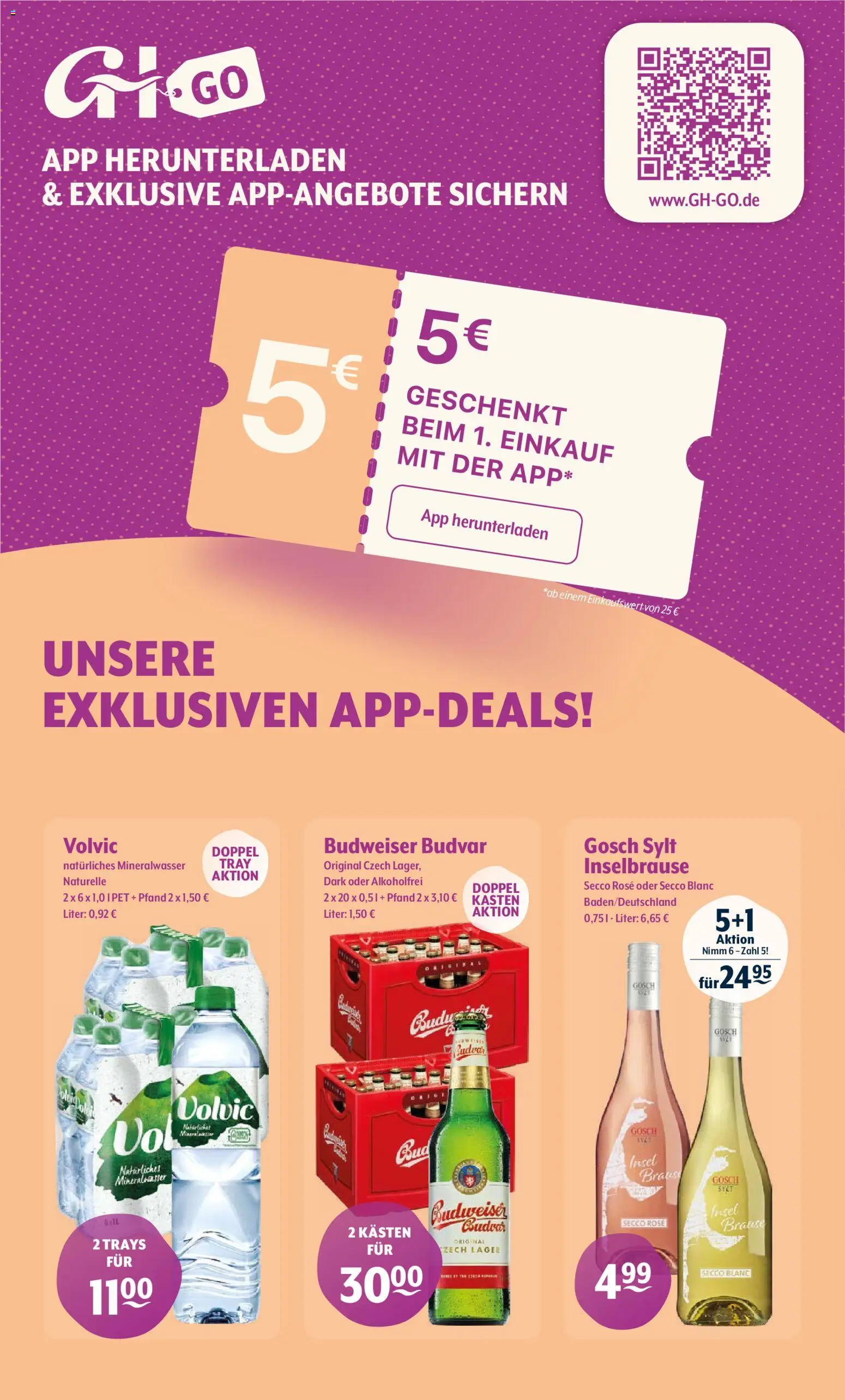 Getränke Hoffmann - Hamburg – gültig ab 16.03.2026 | Seite: 9 | Produkte: Mineralwasser, Budweiser, Volvic