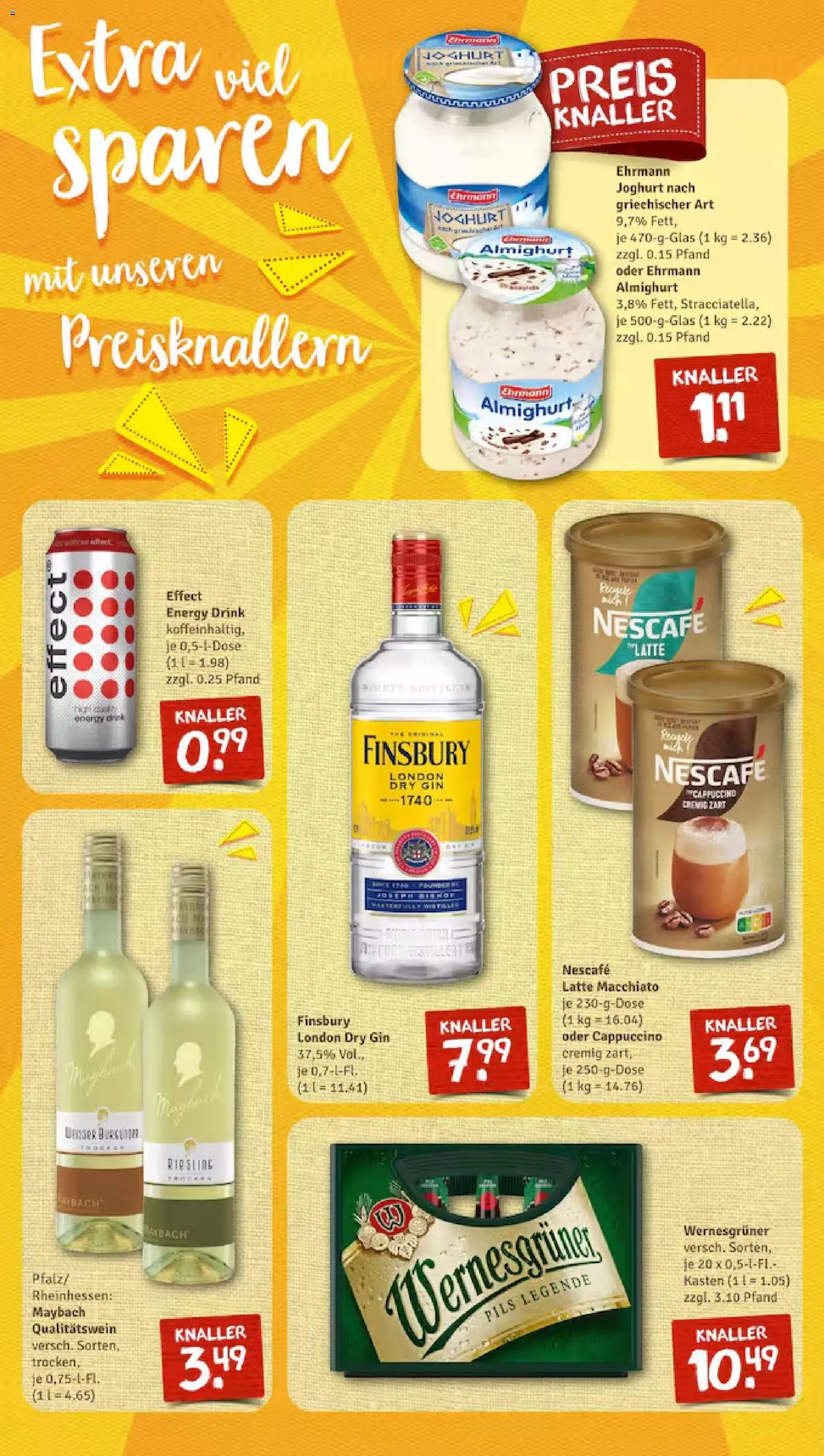 Nahkauf Prospekt 	 – gültig ab 02.02.2026 | Seite: 8 | Produkte: Nescafe, Joghurt, Pils, Gin