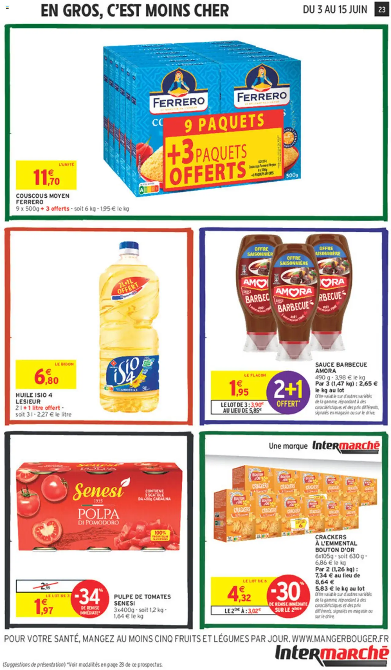  | Page: 23 | Produits: Sucre, Levure, Huile, Bonbons