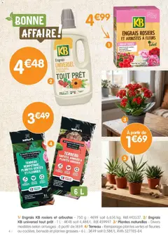 B&M - Prévisualisation de B&M - Catalogue Potager valide à partir de 11.02.2026 | Page: 4 | Produits: Plantes, Jardinière, Terreau