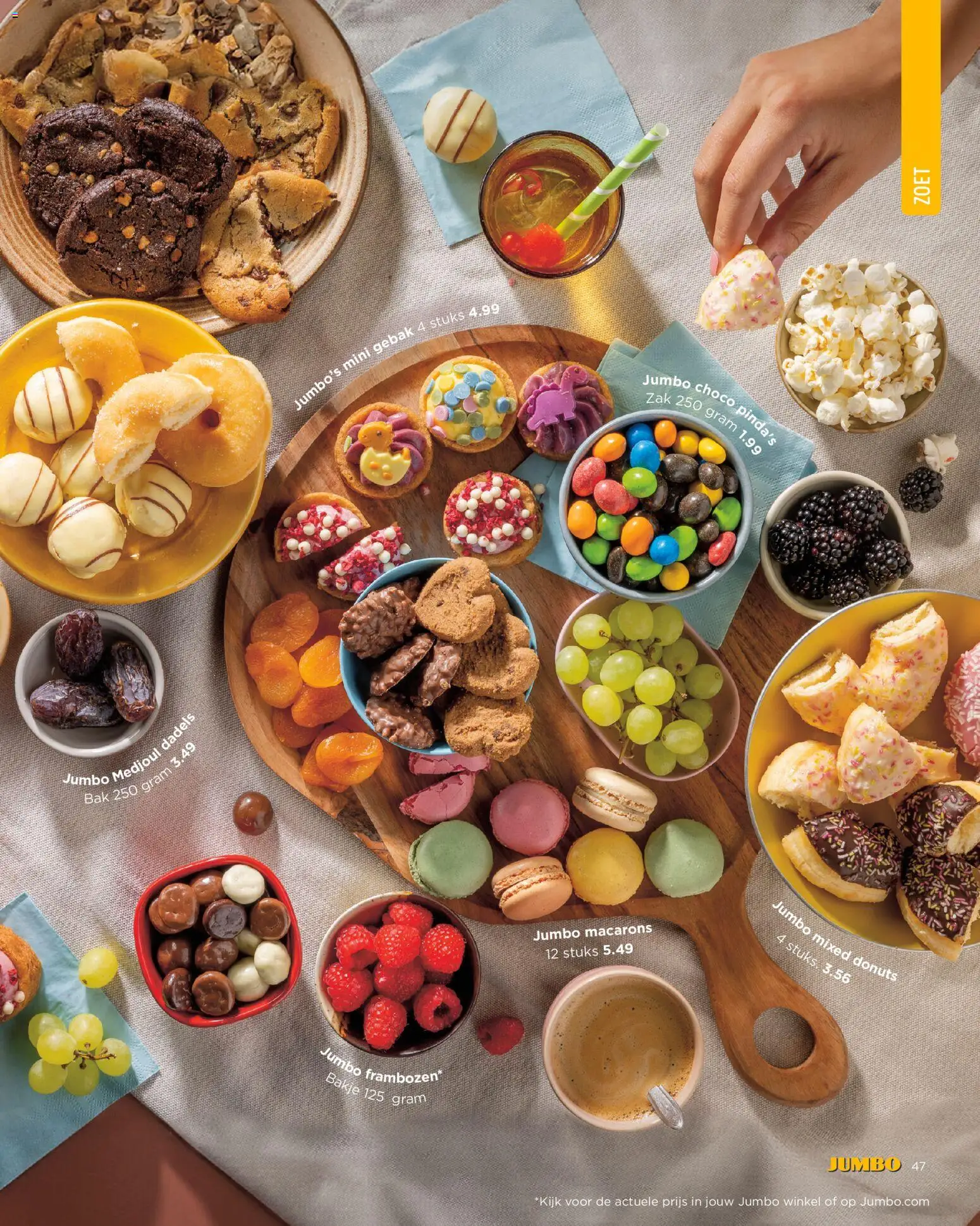 {H1} | Pagina: 47 | Producten: Donuts, Zak, Gebak, Frambozen