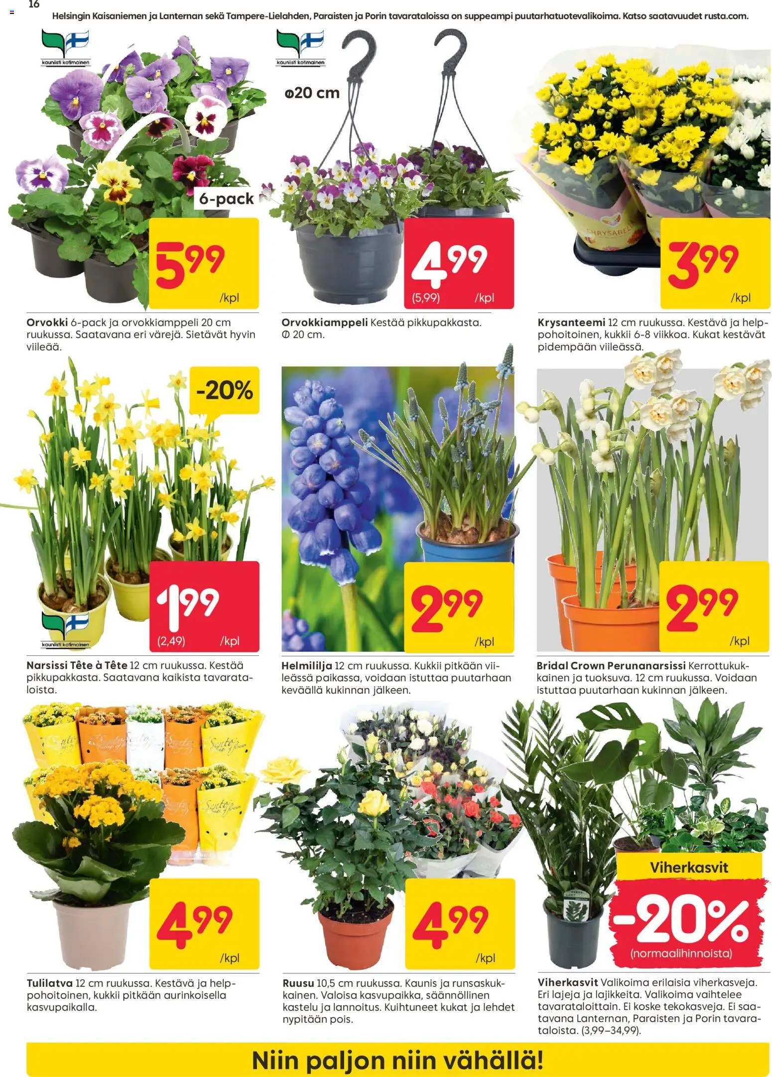 Rusta tarjoukset – voimassa 30.03.2026 alkaen | Sivu: 16 | Tuotteet: PC