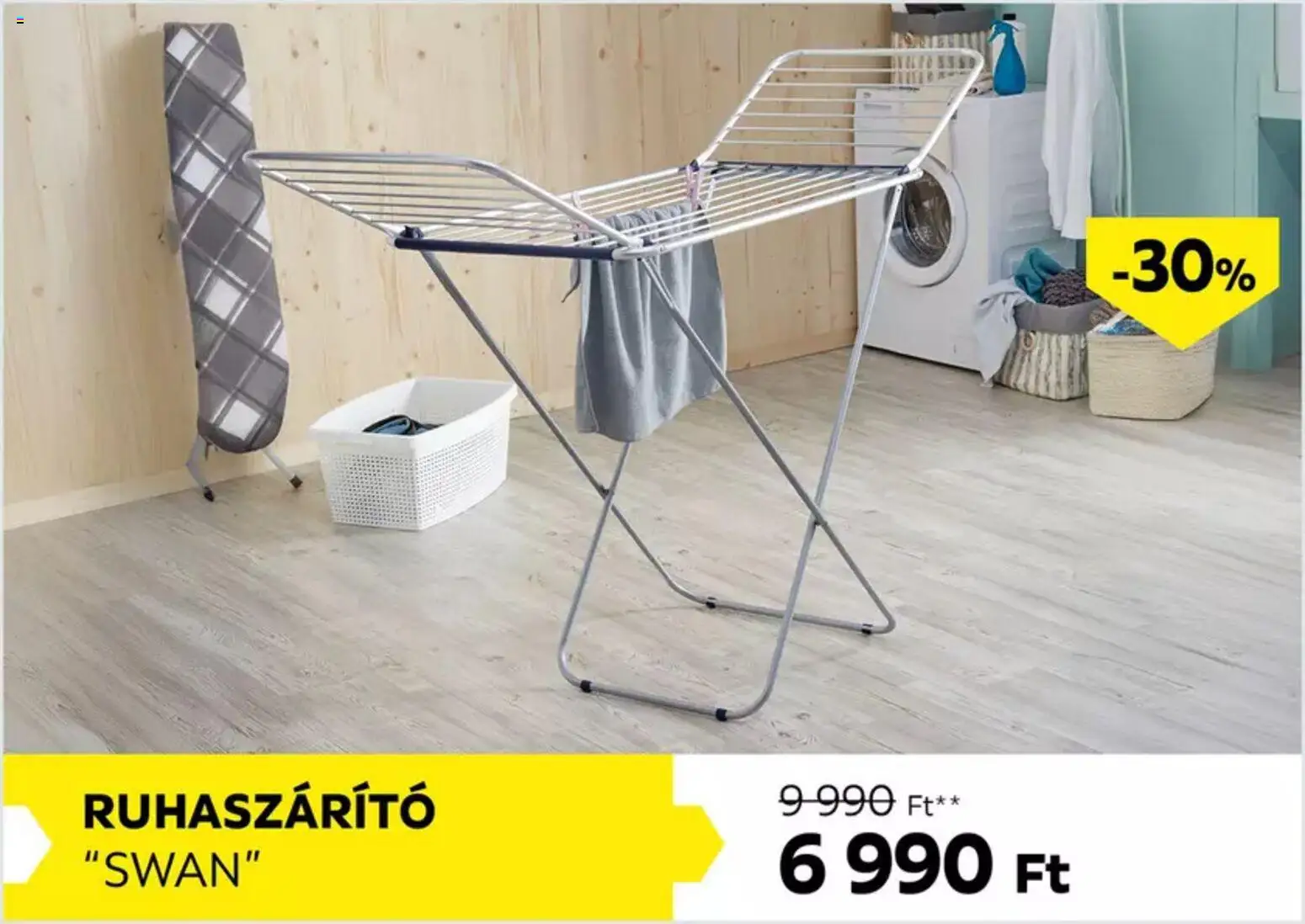 Möbelix akciós ujság - amely érvényes a következő dátumtól: 05.02.2026 | Oldal: 3 | Termékek: Ruhaszárító