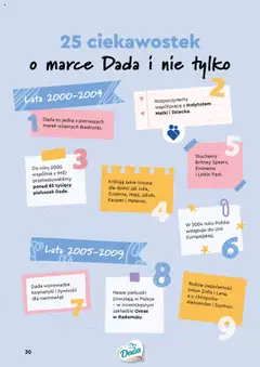 Pogląd oferty "Biedronka gazetka - Dada & Rodzina - wydanie specjalne" - ważna od 28.07.2025 | Strona: 30 | Produkty: Kosmetyki