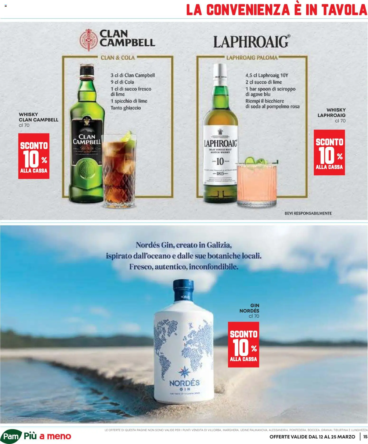 Volantino Panorama del 12.03.2026 | Pagina: 15 | Prodotti: Succo, Whisky, Pompelmo, Lime