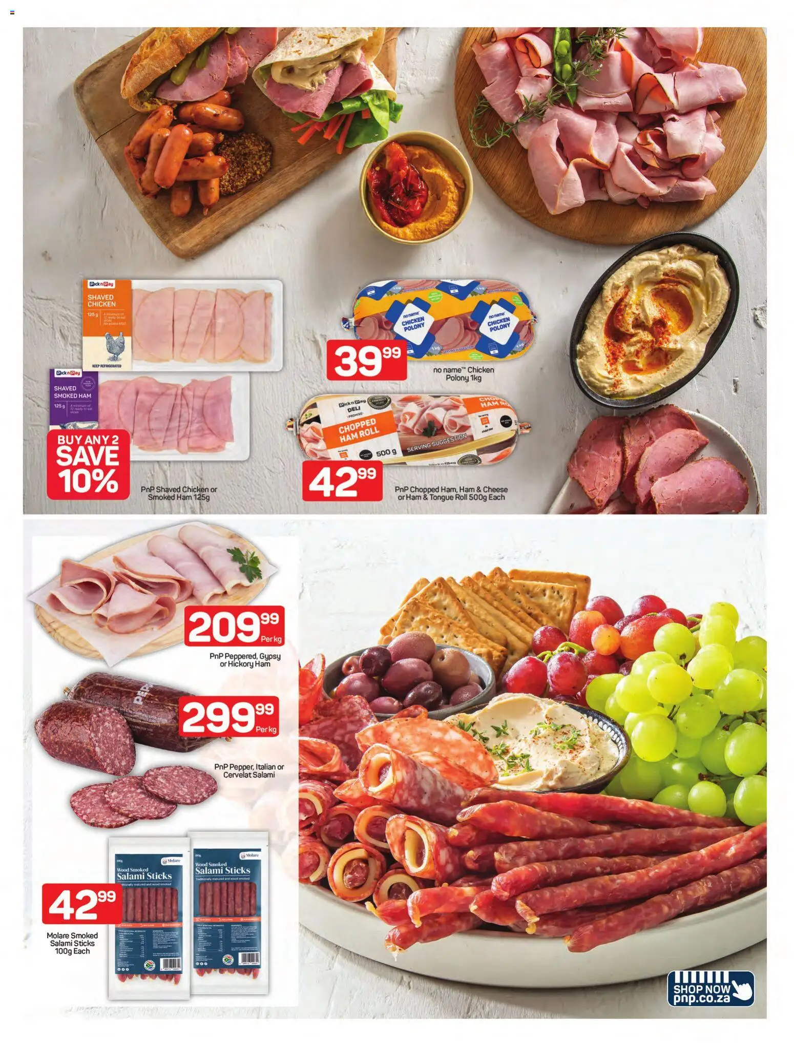 New Pick n Pay catalogue – valid from 23.02.2026 | Page: 3 | Products: Cheese, Polony, Ham, Chicken