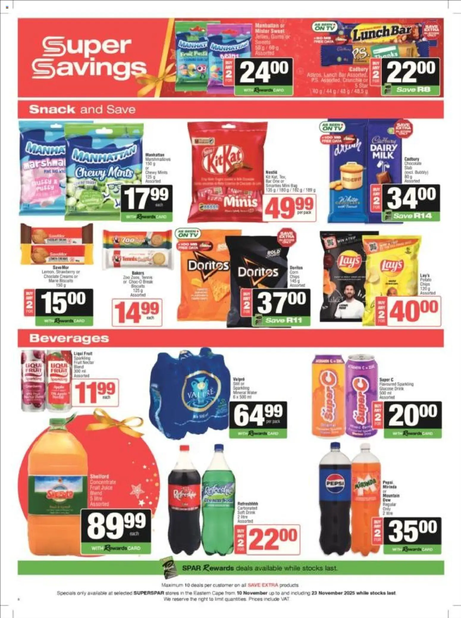 New Superspar catalogue – valid from 10.11.2025 | Page: 6 | Products: Data, Sim, Milk, Fruit