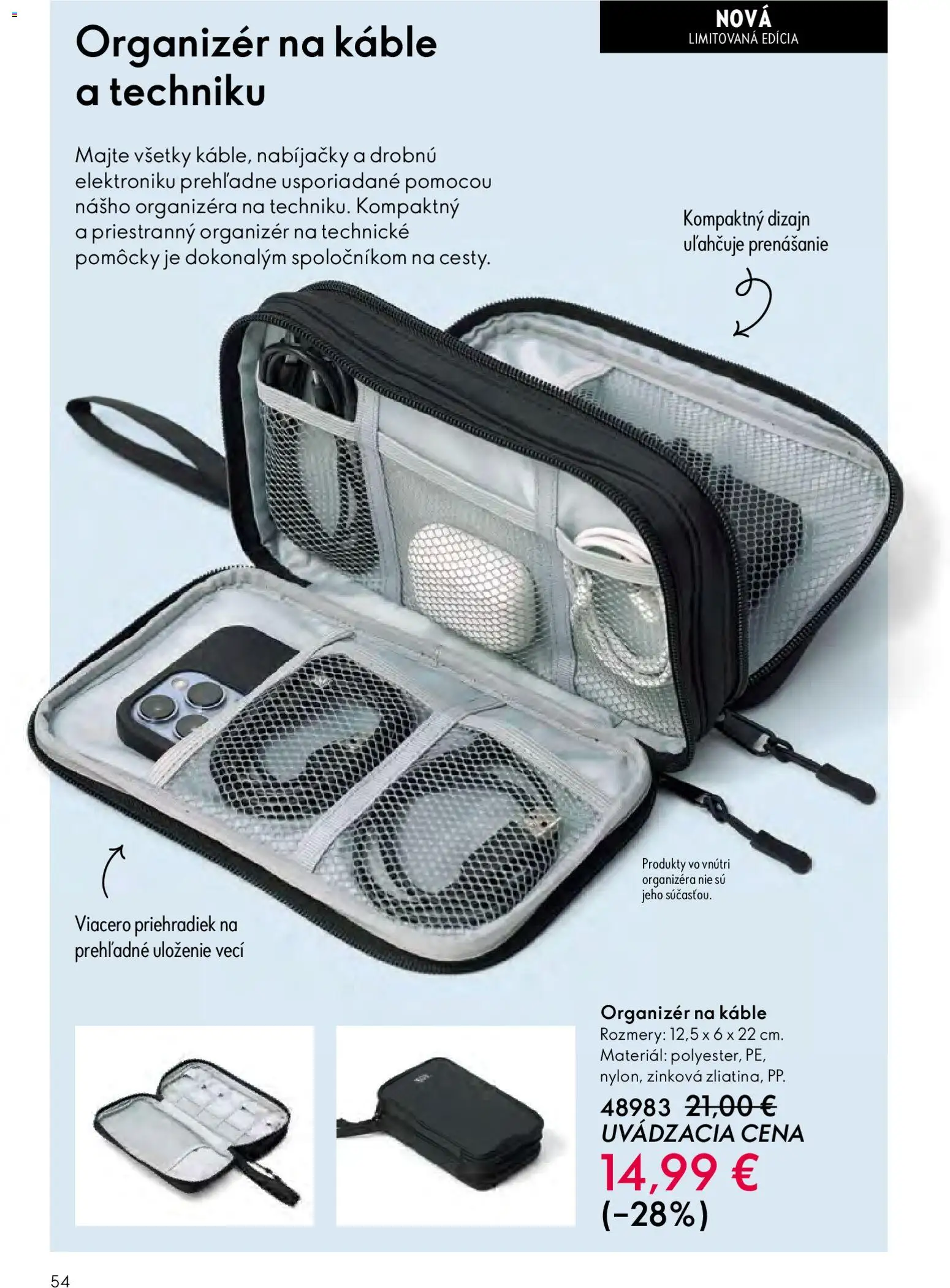 Nové Oriflame akcie – leták je platný od 03.12.2025 | Strana: 54 | Produkty: Organizér