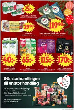 LAKTOSFRI MJÖLK, Valio. 1,5 liter. Lätt, mellan, standard. Jfr pris 13:33/liter. - Förhandsvisning av reklamblad från butik ICA Maxi aktuell från 15.12.2025 | Sida: 5