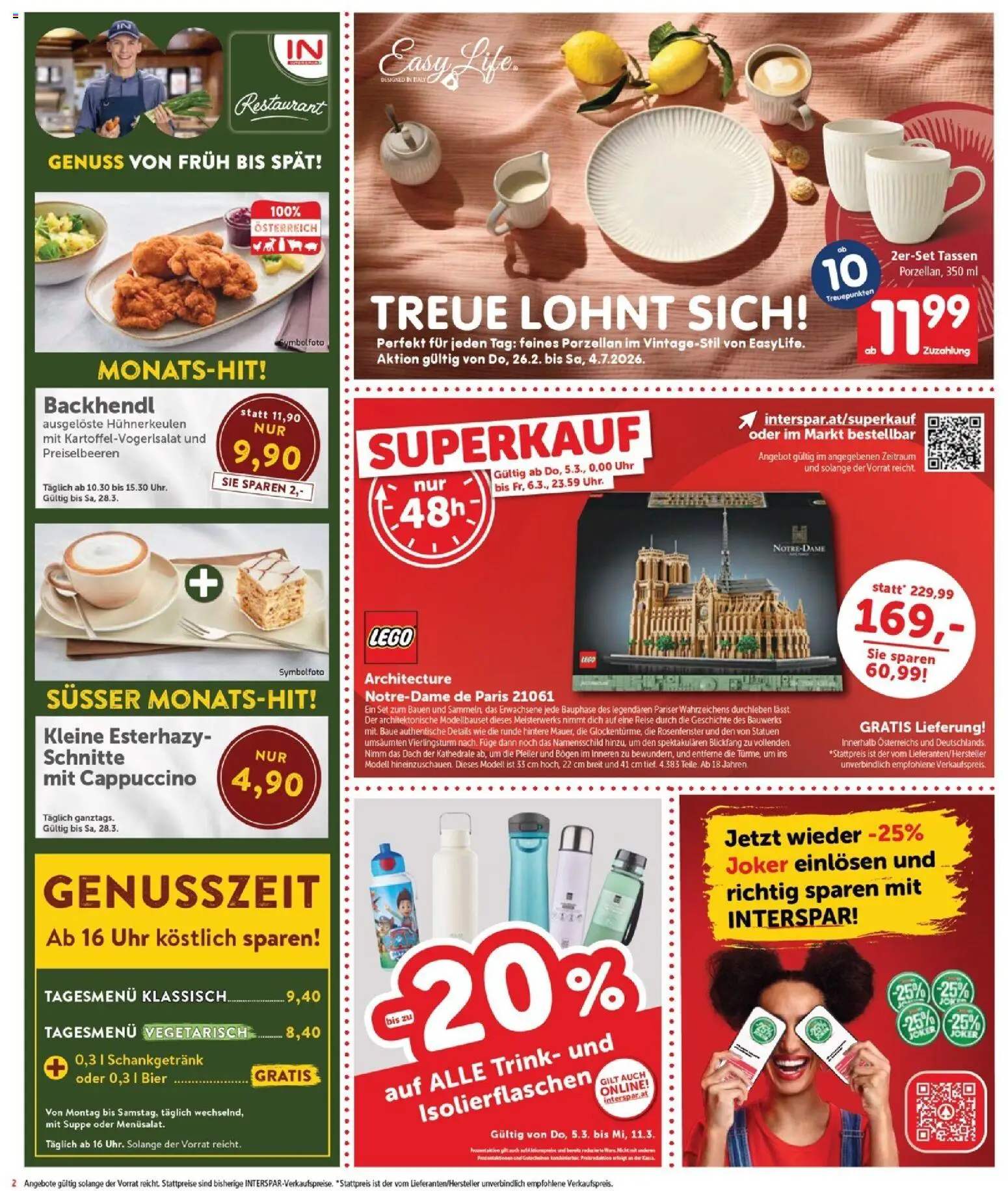 Interspar Flugblatt - Burgenland Nord gültig ab 05.03.2026 | Seite: 2 | Produkte: Uhr, Bier