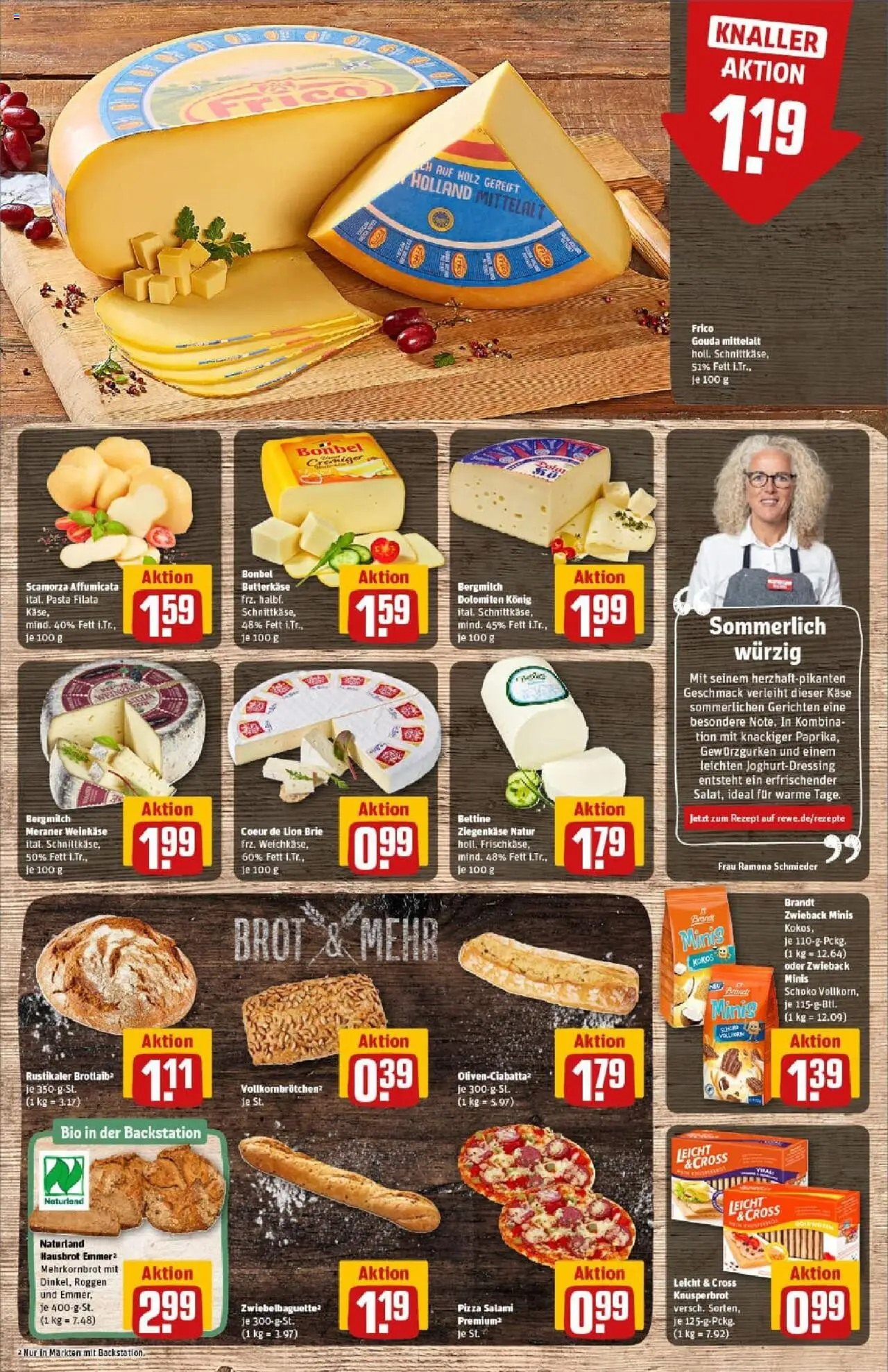Rewe prospekt Butzbach	 - gültig ab dem 29.06.2025 | Seite: 13 | Produkte: Baguette, Pasta, Salami, Pizza