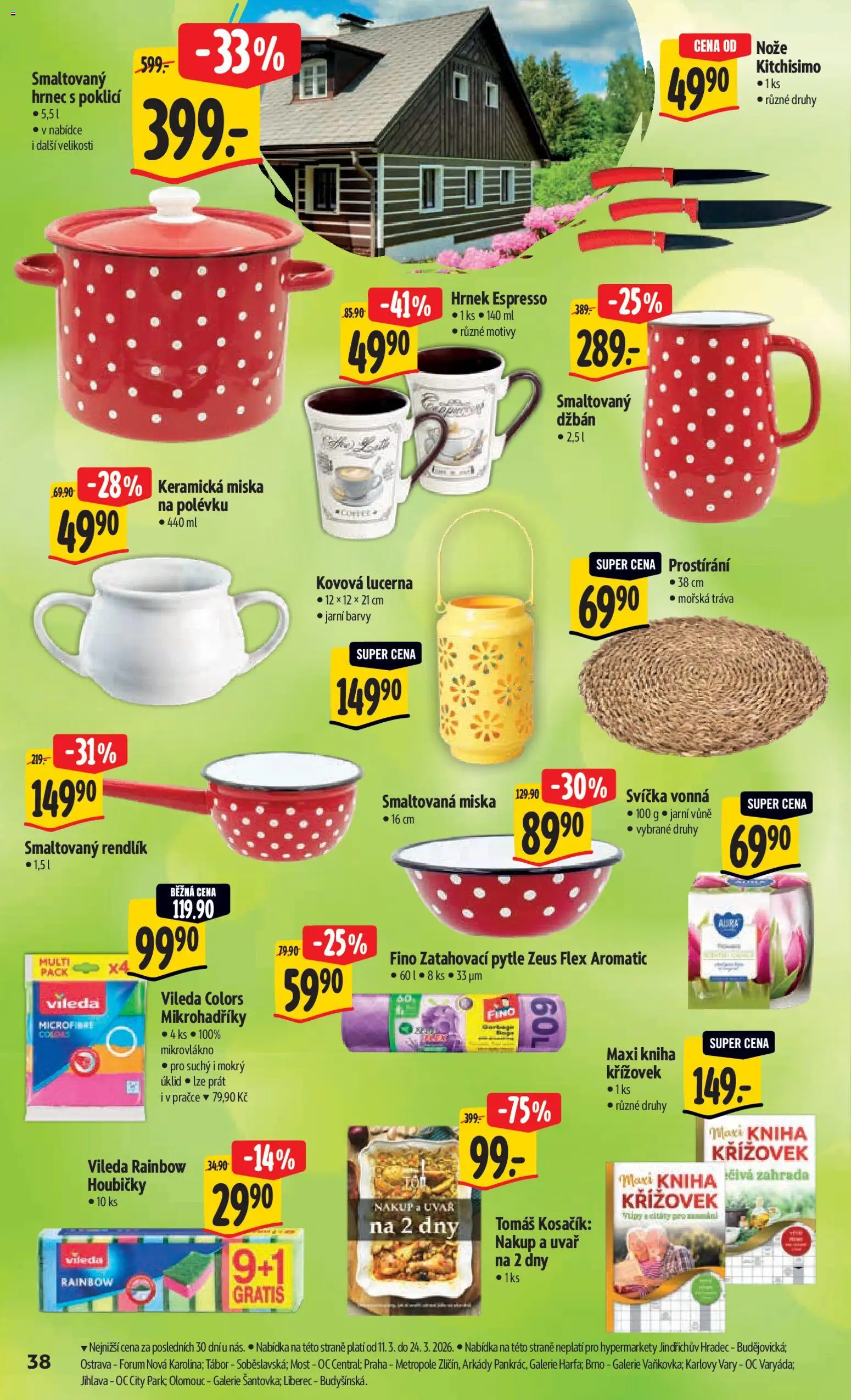 Albert leták - Hypermarket od 11.03.2026 | Strana: 46 | Produkty: Hrnek, Prostírání, Hrnec, Rendlík