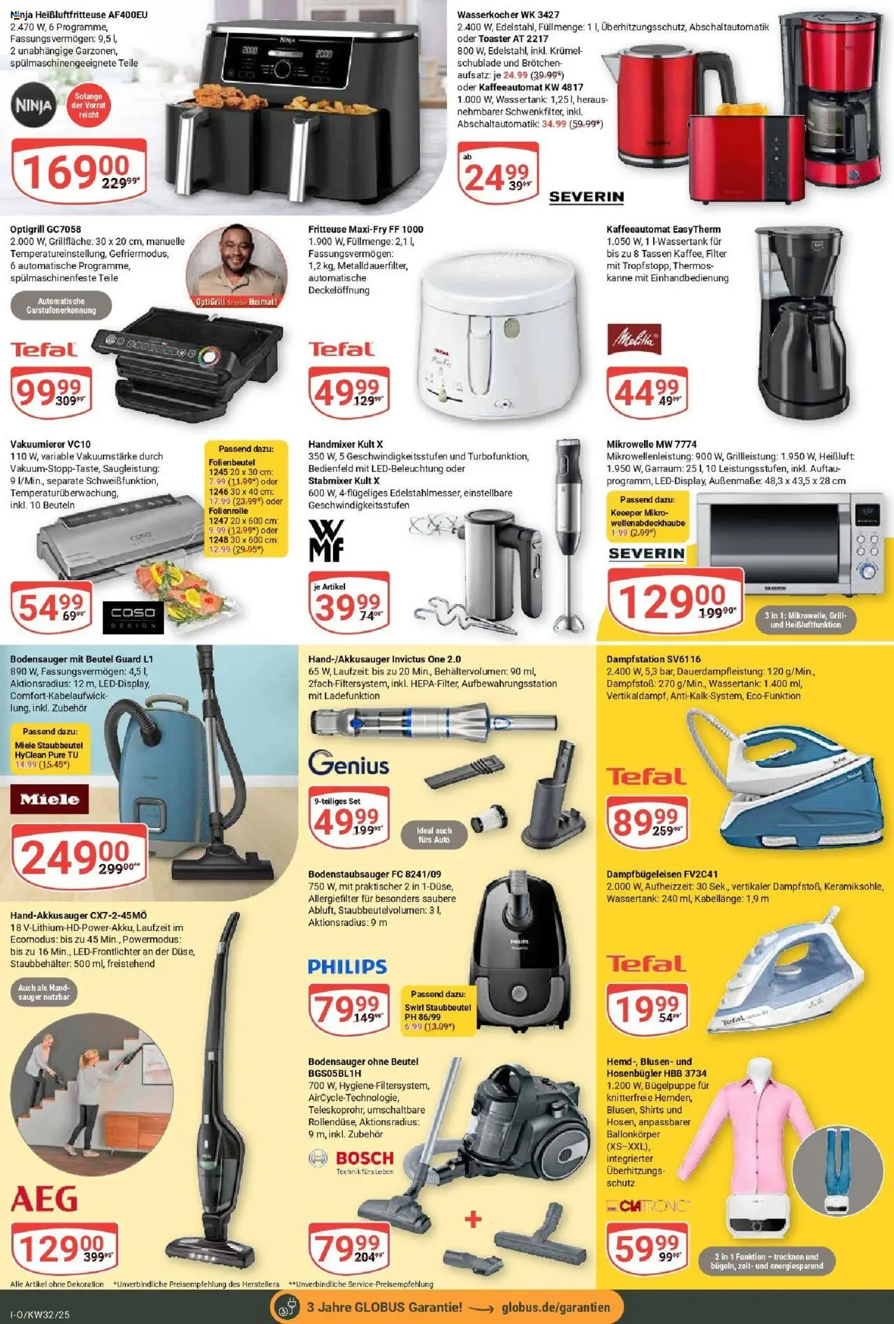 Globus prospekt Idar-Oberstein	 - gültig ab dem 03.08.2025 | Seite: 23 | Produkte: Philips, Grill, Handmixer, Heißluftfritteuse