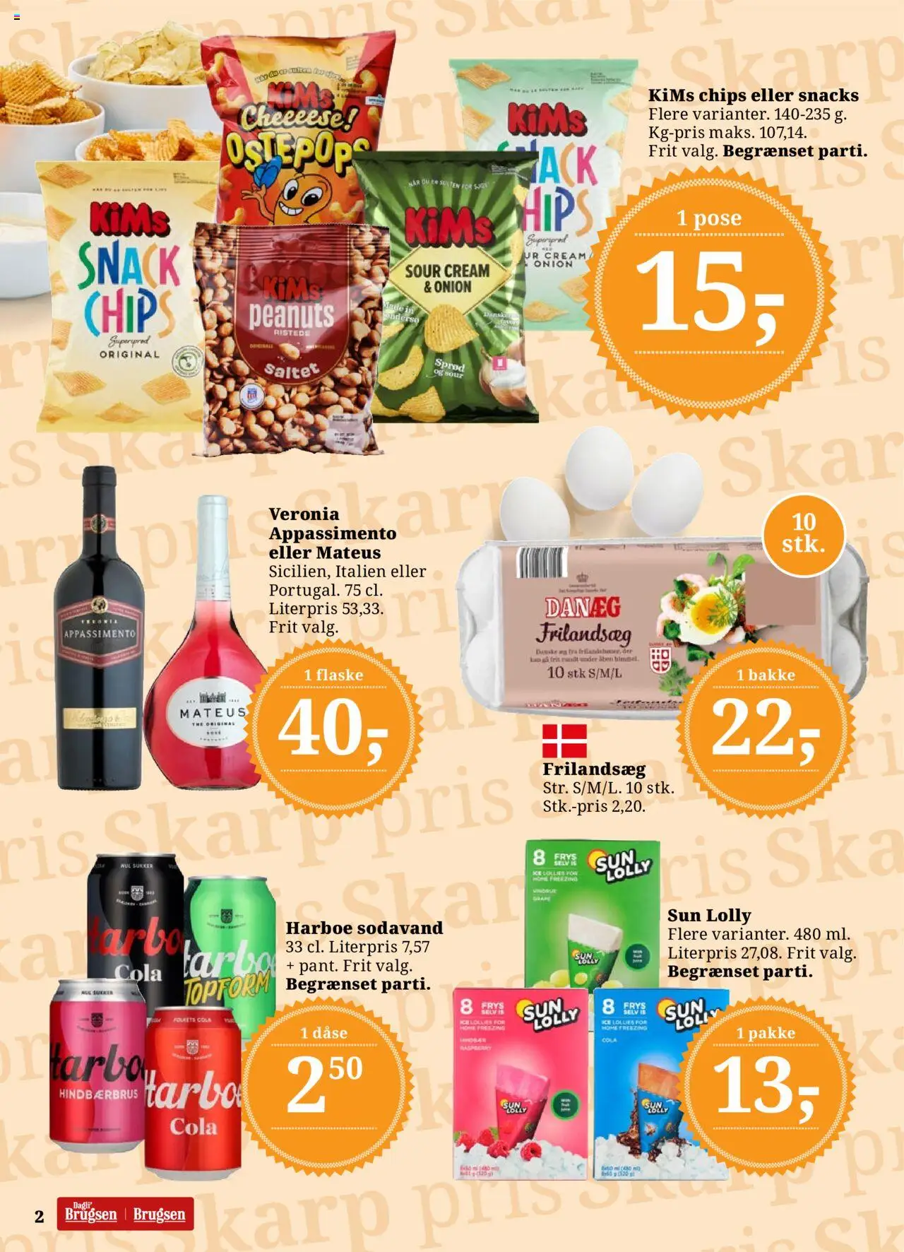 Dagli'Brugsen Tilbudsavis gyldig fra 04.07.2025 | Side: 2 | Produkter: Æg, Ris, Sodavand, Cola