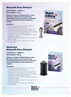 Arçelik - Quick and Shine Temizlik ve Bakım Ürünleri - 07.03.2024 tarihinden itibaren geçerlidir | Sayfa: 2 | Ürünler: Yumuşatıcı, Su, Tuz, Ütü