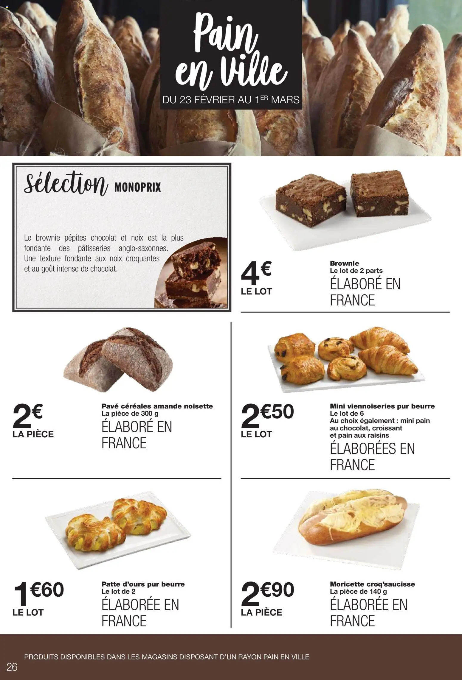 {H1} | Page: 26 | Produits: Amande, Noisette, Viennoiseries, Noix