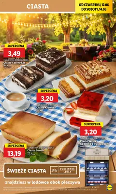 Lidl Gazetka od 12.06.2025 | Strona: 45 | Produkty: Ciasto krówka, Ciasto, Krowka