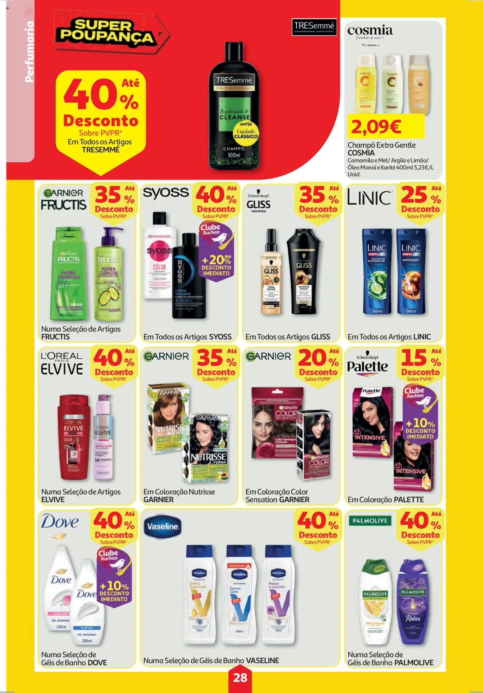 Auchan folheto │ válido de 25.12.2025 | Página: 28 | Produtos: Argila, Shampoo, Banho, Óleo