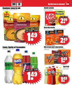 Dirk - Folder week 9 - Voorbeeld van een folder van Dirk, geldig van 25.02.2026 | Pagina: 33 | Producten: Sprite, Zak, Fruit, Kip