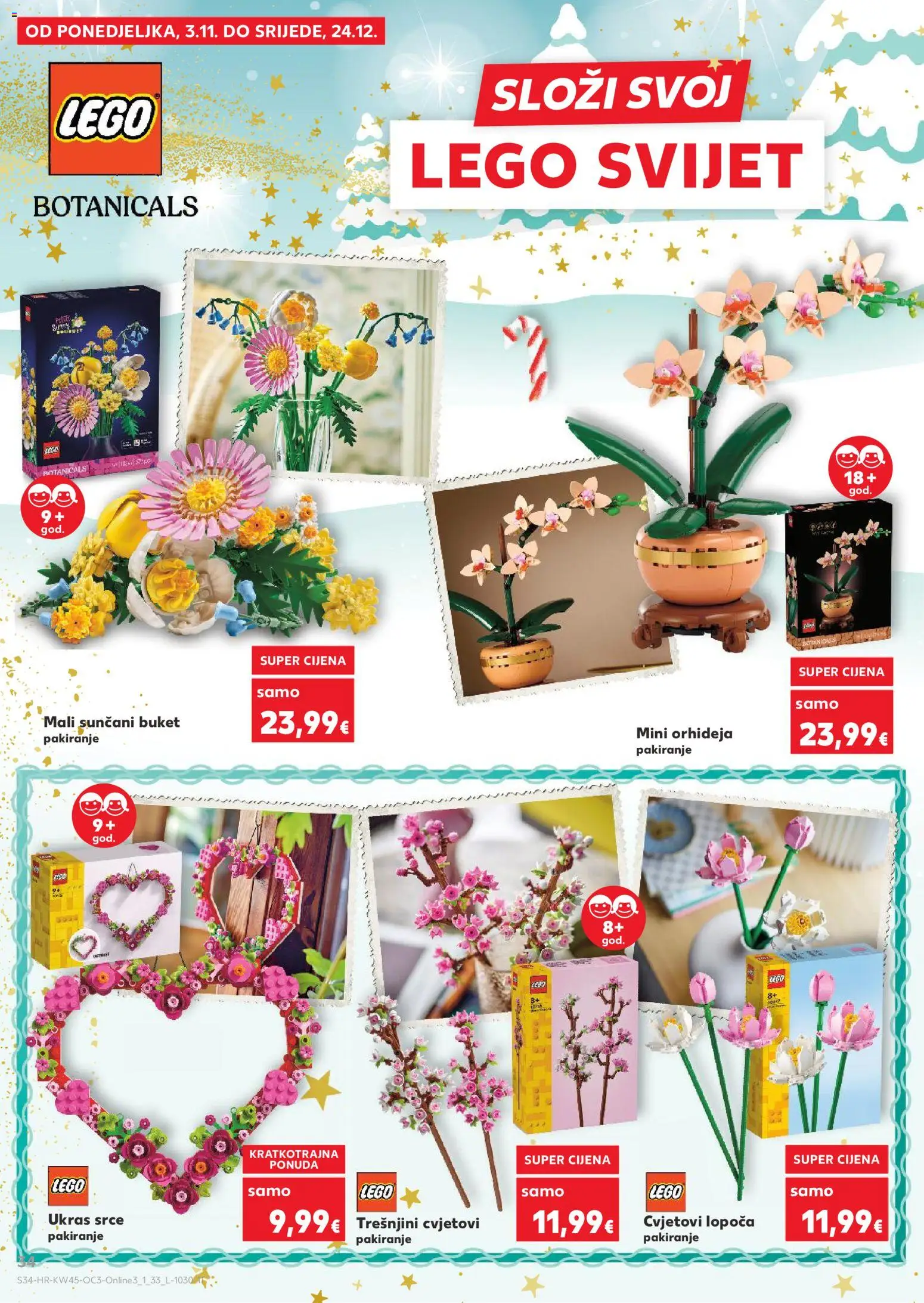 Kaufland katalog | vrijedi od 03.11.2025 | Stranica: 34 | Proizvodi: Orhideja, Lego