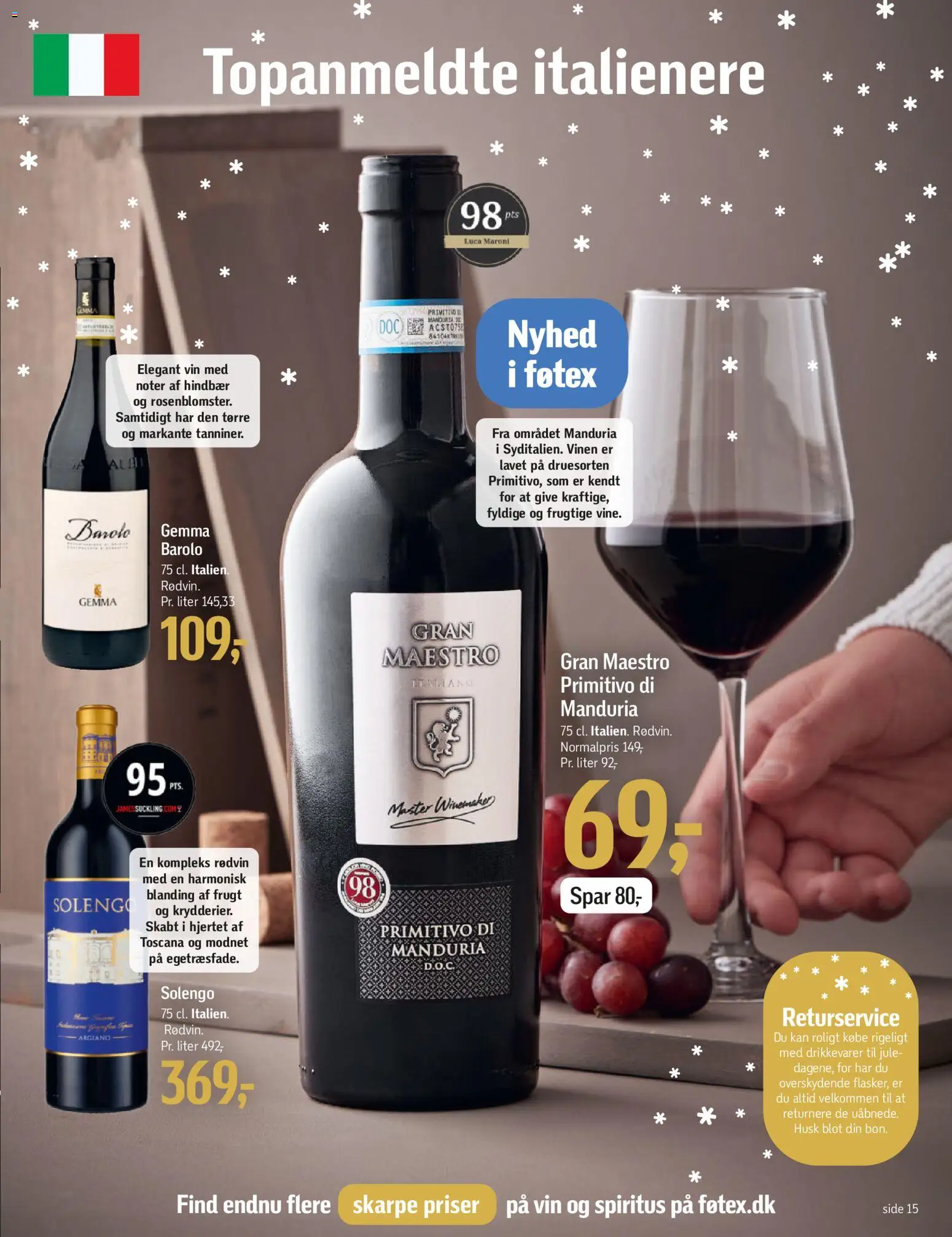 Føtex tilbudsavis – gyldig fra 19.12.2025 | Side: 27 | Produkter: Vin, Hindbær, Søm