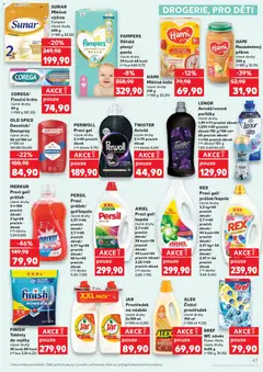 Náhled letáku PERSIL Prací prášek/gel/kapsle, různé druhy, 2,97 l=66 pracích dávek/ 2,7 l=60 pracích dávek/ 2,97 kg=54 pracích dávek/ 40 ks=40 pracích dávek od 29.10.2025 | Strana: 47