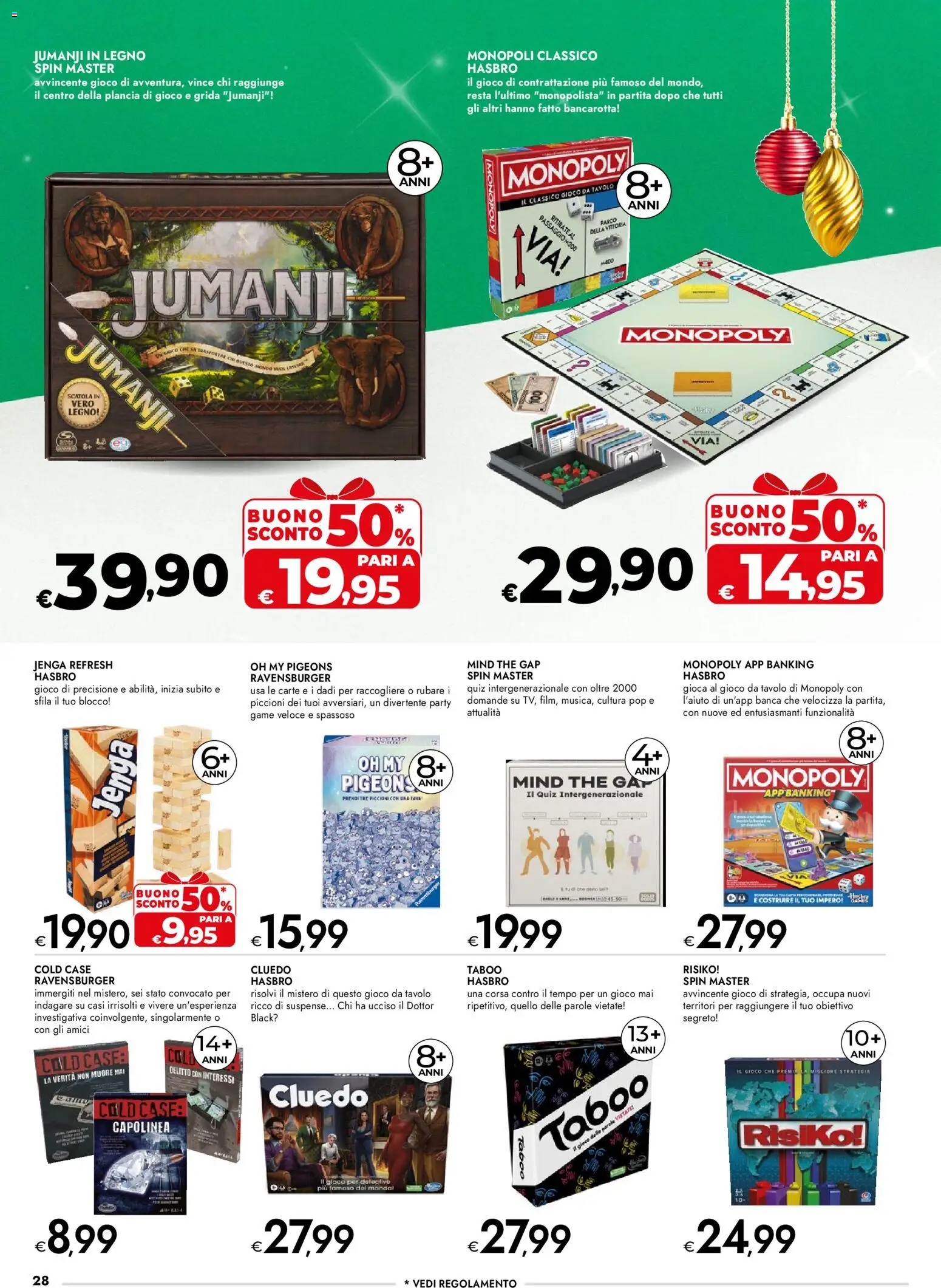 Volantino bennet del 06.11.2025 | Pagina: 28 | Prodotti: The, Gioco, Tavolo, Scatola