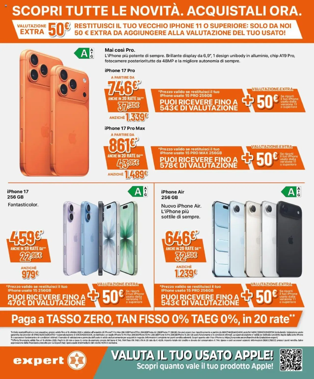 Volantino Expert del 02.10.2025 | Pagina: 6 | Prodotti: Iphone