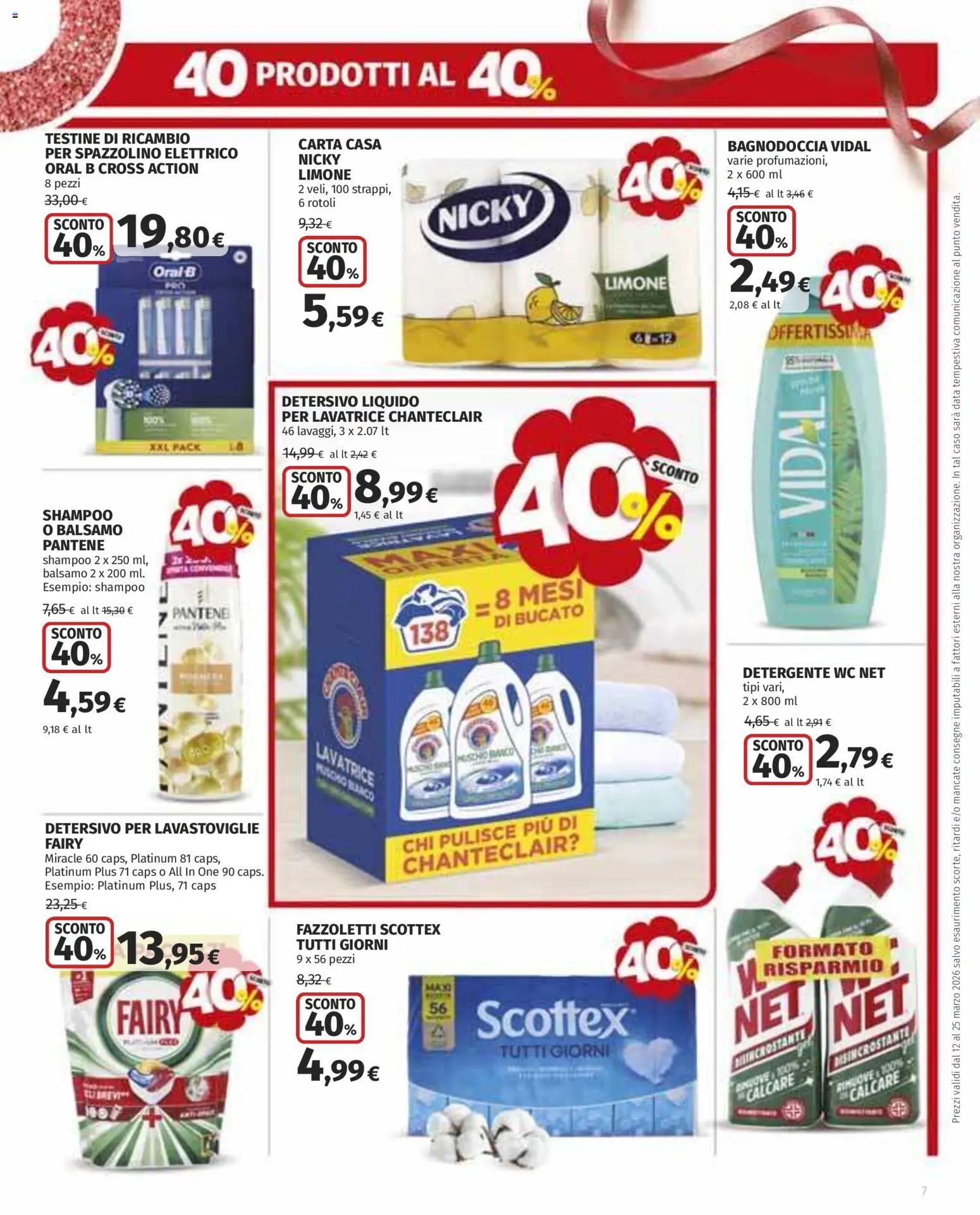 Volantino Ipercoop del 12.03.2026 | Pagina: 7 | Prodotti: Detergente, Limone, Lavatrice, WC