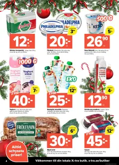 Coop X:-TRA - erbjudanden - Förhandsvisning av reklamblad från butik Coop X:-TRA aktuell från 15.12.2025 | Sida: 4 | Produkter: Yoghurt, Salami, Keso, Blåbär