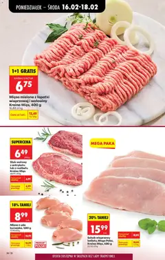 Pogląd oferty "Schab wieprzowy kotlety, Mega Paka, Kraina Mięs, 680 g, Schab wieprzowy kotlety, Mega Paka" - ważna od 16.02.2026 | Strona: 30 | Produkty: Schab, Mięso z uda kurczaka, Kraina mięs, Schab wieprzowy