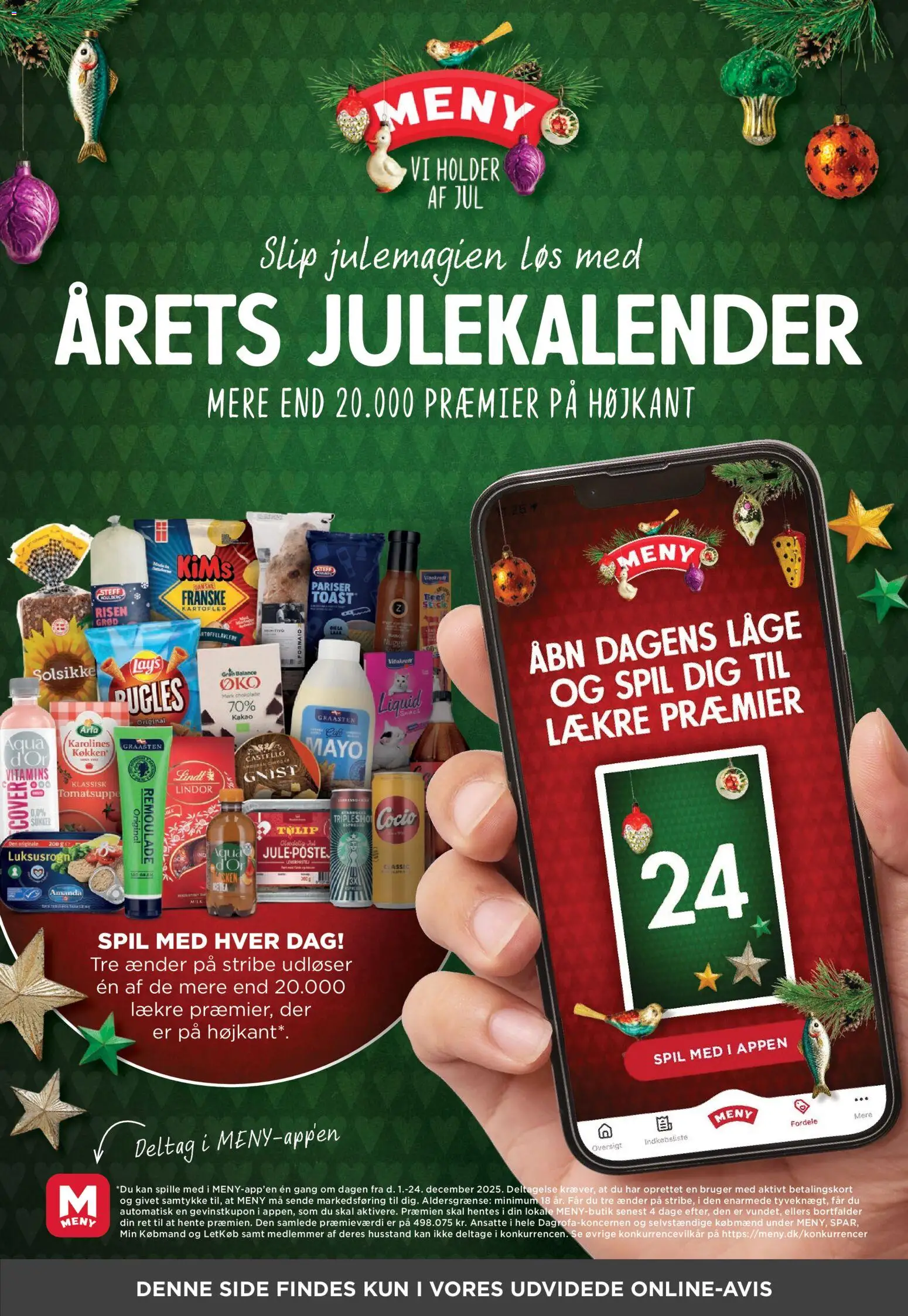 Meny tilbudsavis – gyldig fra 19.12.2025 | Side: 2 | Produkter: Kakao, Remoulade, Sukker, Spil